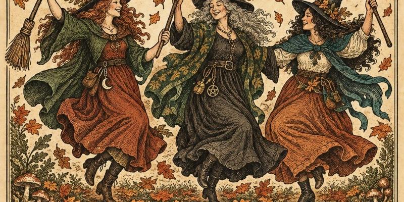 October Witch Dance practice in Lithia Park